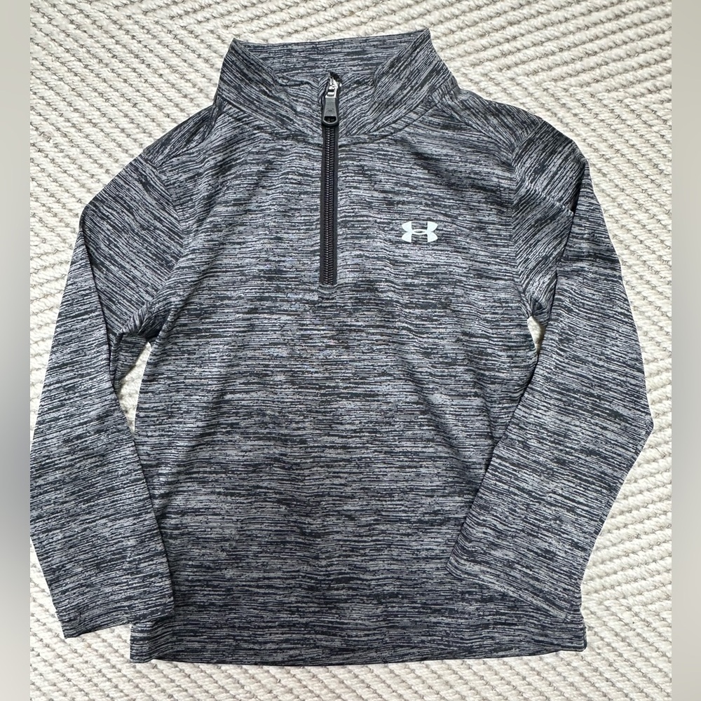 Under Armour Quarter Zip Long Sleeve Top Size 4T
